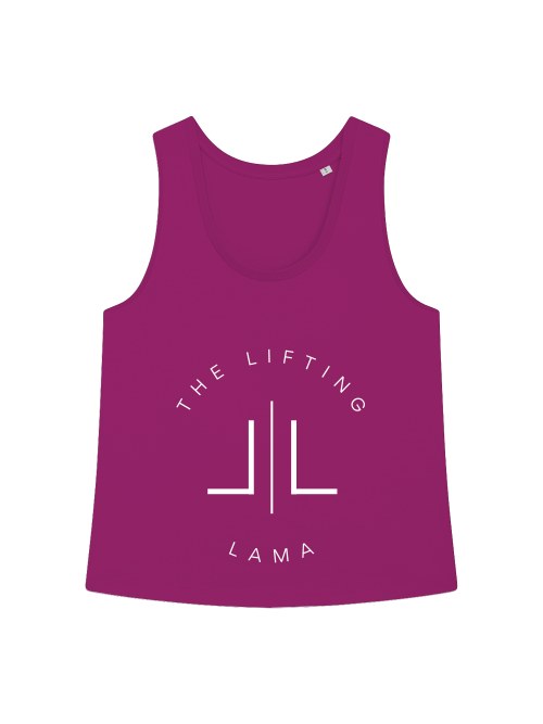 The Lifting Lama LL Top White